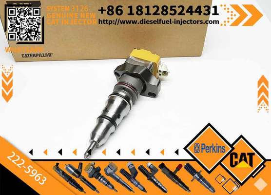 Common Rail Fuel Injector 222-5963 10R-1262 CAT 3126B 222 5963 10R 1262 Injector for Caterpillar Machinery Diesel Engine Parts